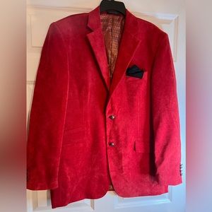 Inserch Men’s Red Blazer Size XL